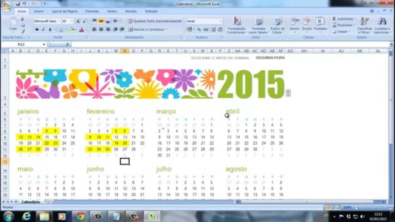 Calendário Escolar 2022/23 Excel: Organize seu Ano Letivo de Forma Eficiente!