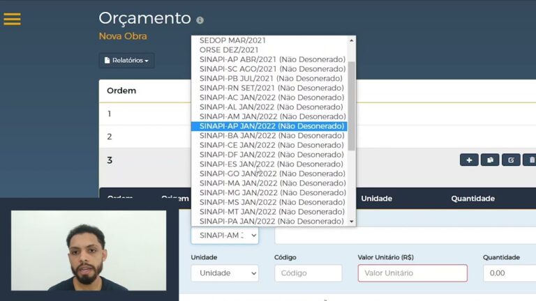 Software Gratuito para Orçamento de Obras