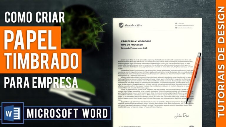 Guia completo para criar papel timbrado para a sua empresa