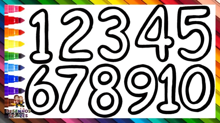 Numeros Para Colorir: Diversão e Aprendizado