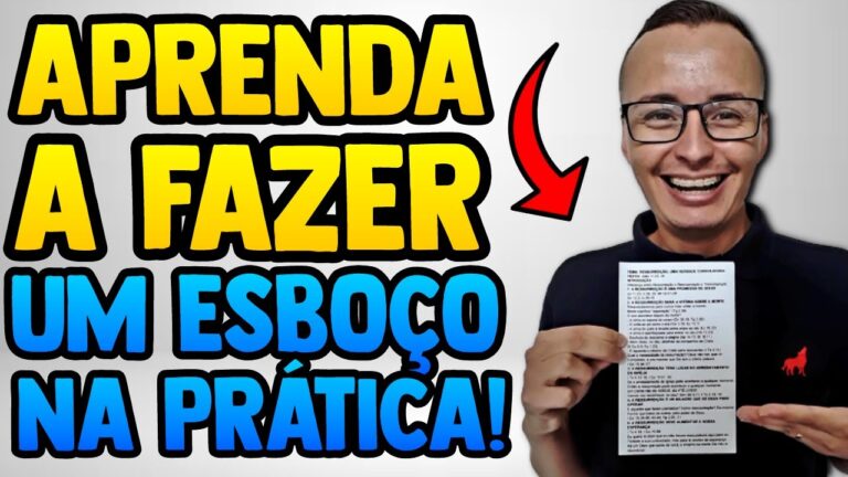 Como Elaborar um Esboço Eficiente