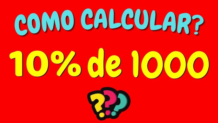 10% de 1000: O Guia Definitivo para Calcular Percentagens