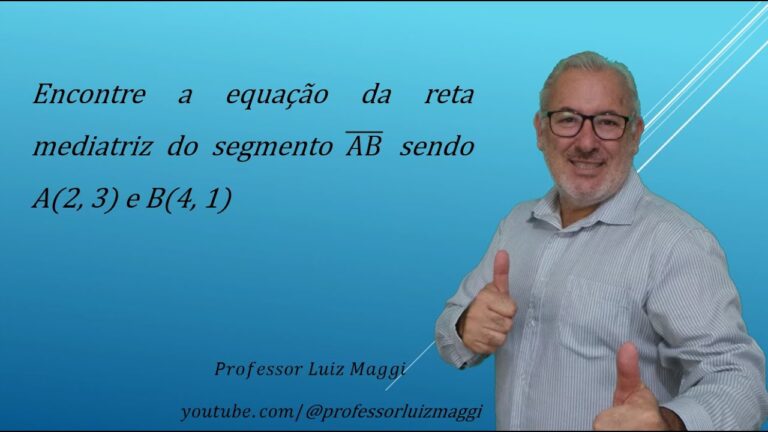 F&oacute;rmula da Mediatriz: Conceito e Aplica&ccedil;&otilde;es