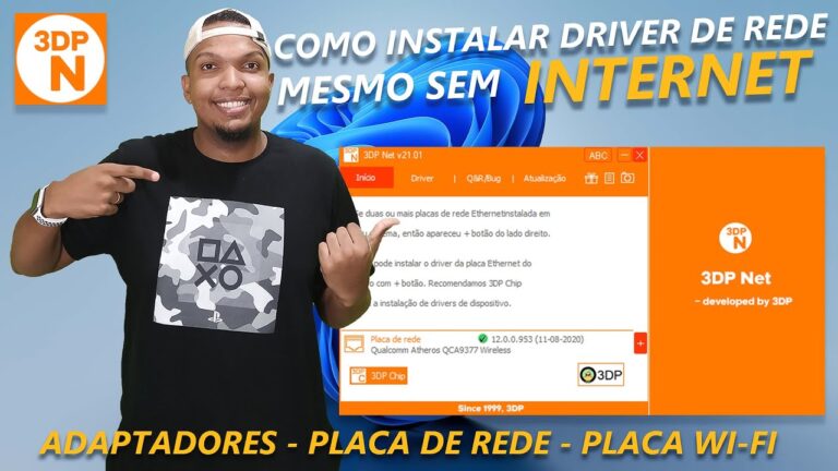 Solu&ccedil;&otilde;es para problemas de rede: 3DP Net – Placa de Rede N&atilde;o Detectada