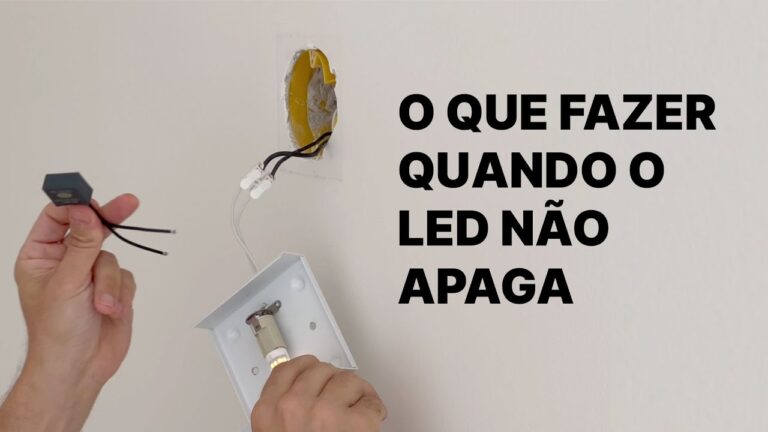 Soluções para problema de LED que não desliga totalmente