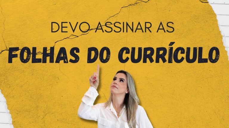 Assinar currículo: vale a pena ou não?