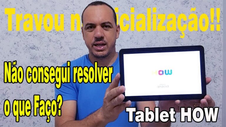 Solu&ccedil;&otilde;es para quando o tablet liga, mas n&atilde;o inicia