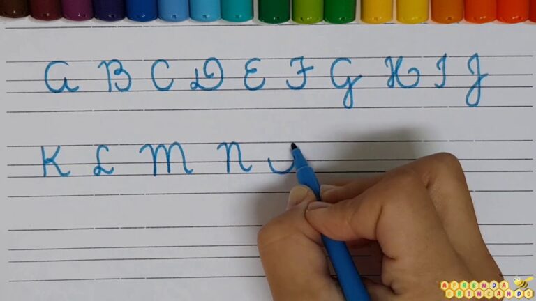 Guia para Alfabeto Manuscrito na Prim&aacute;ria