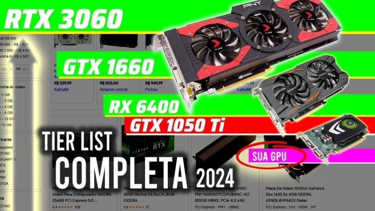 Comparação de Placas Nvidia: Tabela de Desempenho