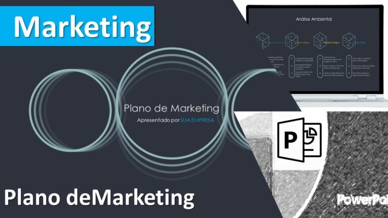 Template gratuito de PPT para mix de marketing