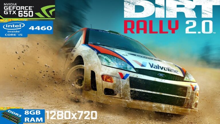 Requisitos de PC para Dirt Rally 2.0
