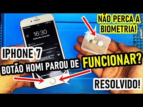 Como reparar o botão do iPhone 7