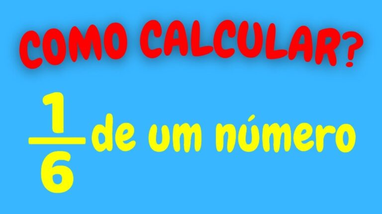 Como Calcular 1/6 de um Valor